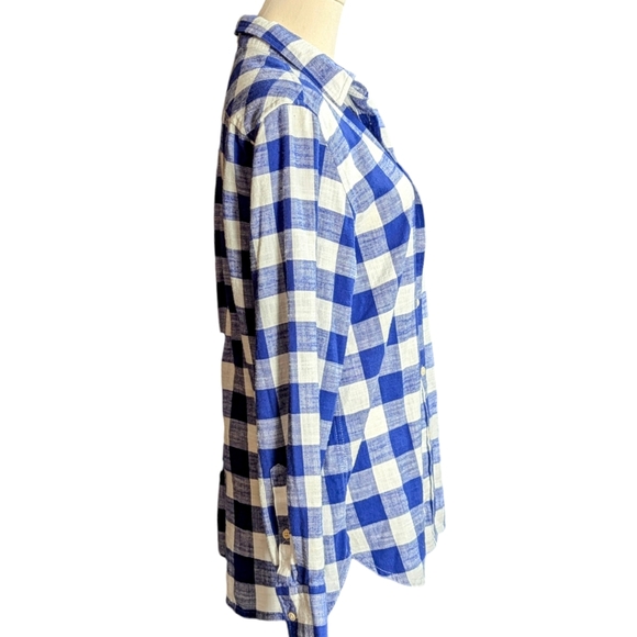 NWT J Crew Classic Button up Flannel Shirt Size Small - Picture 2 of 11